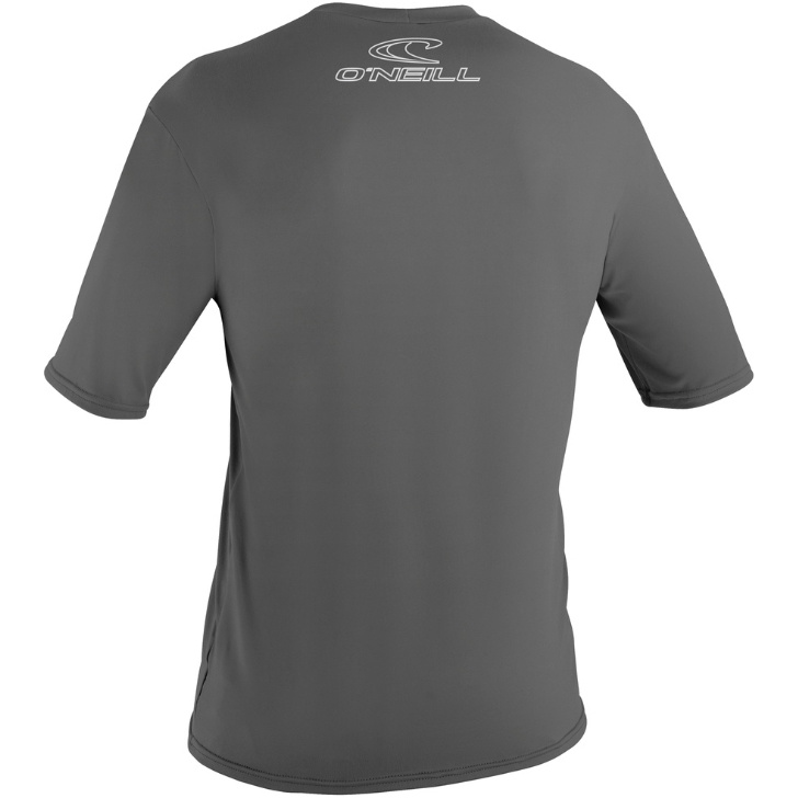2025 O'Neill Mens Basic Skins Short Sleeve Sun Shirt 3402 - Graphite